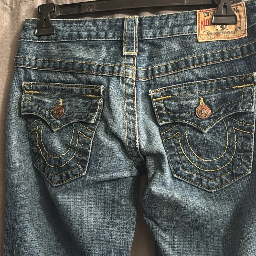 True Religion Classic Blue Flare Jeans - Picture 6 of 6